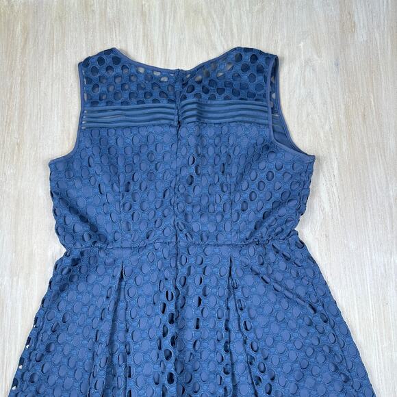 Lane Bryant Sleeveless Eyelet Lace Fit & Flare Cocktail Romantic Party Dress 16 - Picture 12 of 13